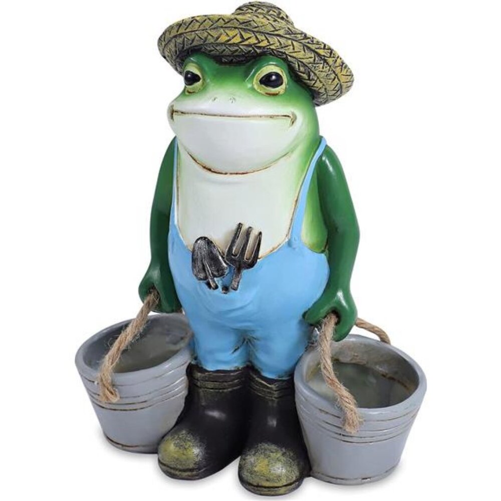 Frog Garden Decor, Frogs Garden Statue for Yard, Garden, Indoor Outdoor Decor